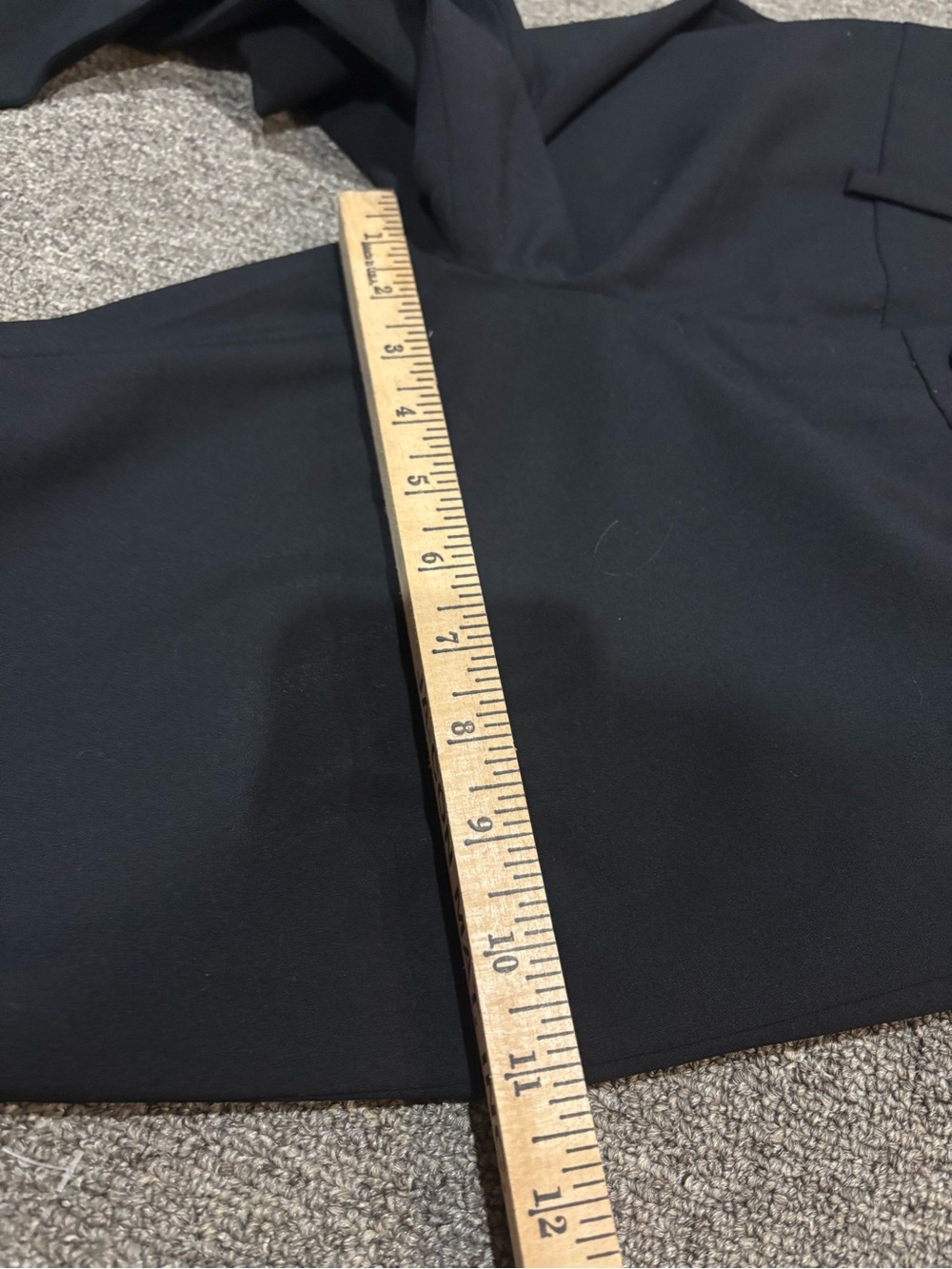 Banana Republic $98 Logan Trouser Slim Washable Bi-Stretch Pant Size 2 Black - Picture 11 of 11